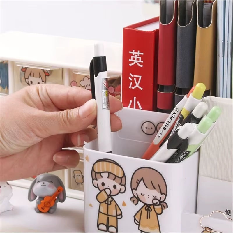 Multi-Color Storage Box And Organizer For School And College Students