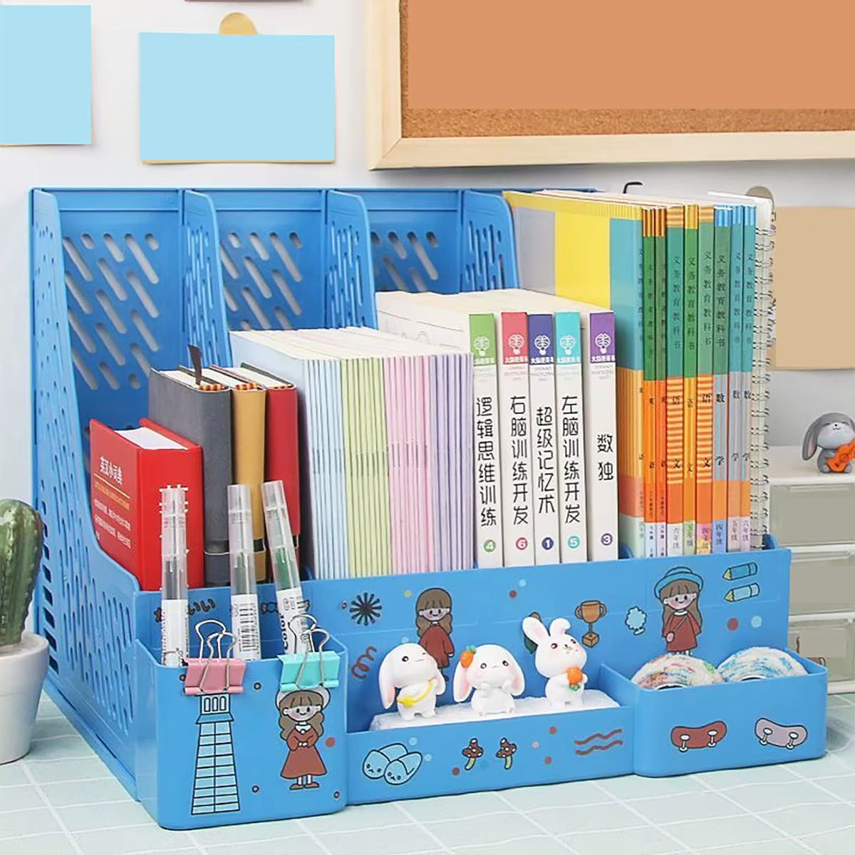 Multi-Color Storage Box And Organizer For School And College Students
