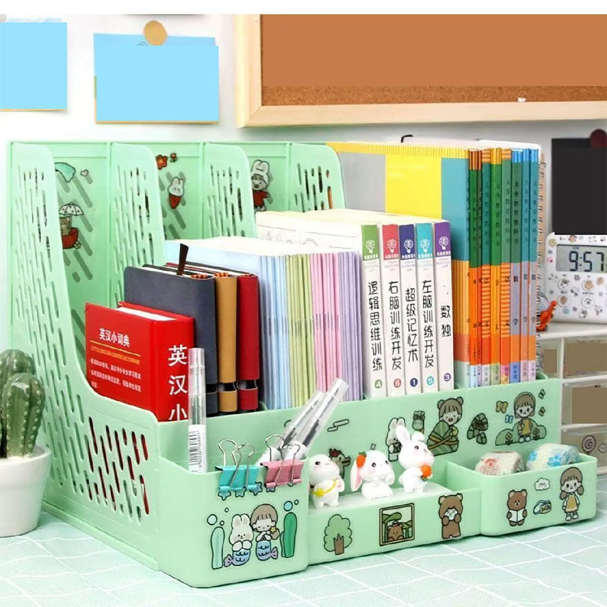 Multi-Color Storage Box And Organizer For School And College Students