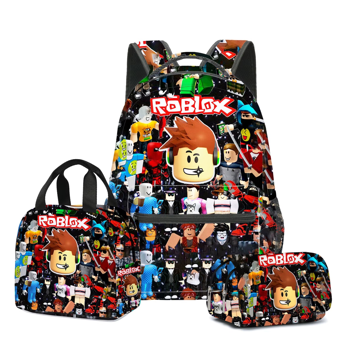 Roblox School Set: Backpack, Lunch Bag and Pencil Case