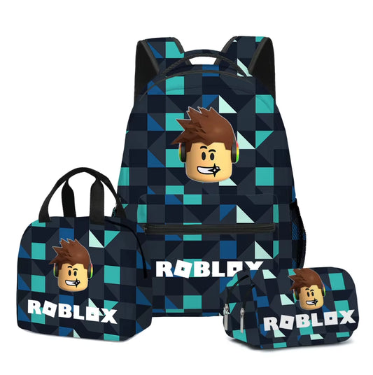 Roblox School Set: Backpack, Lunch Bag and Pencil Case