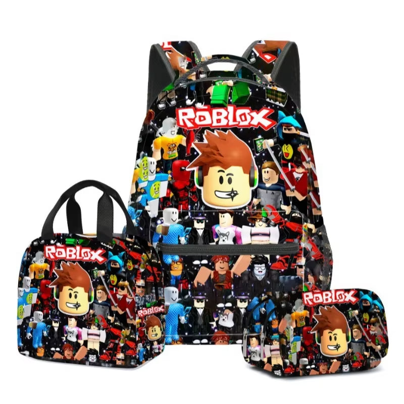 Roblox School Set: Backpack, Lunch Bag and Pencil Case