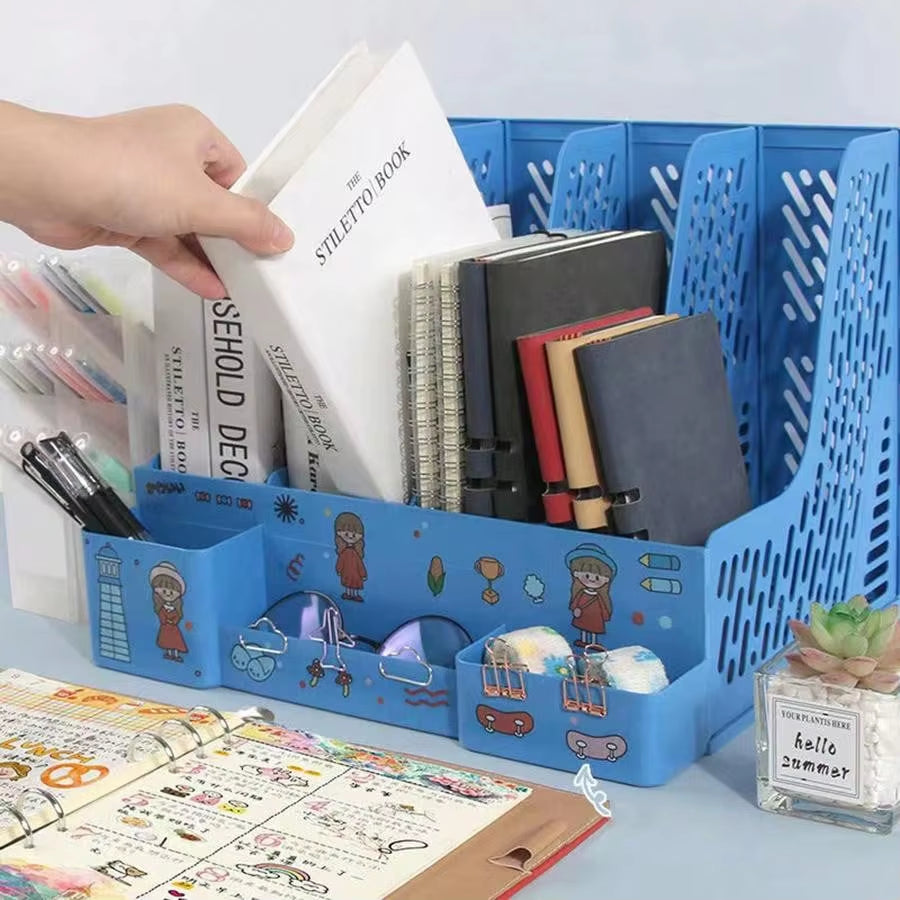 Multi-Color Storage Box And Organizer For School And College Students