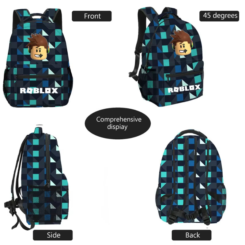 Roblox School Set: Backpack, Lunch Bag and Pencil Case
