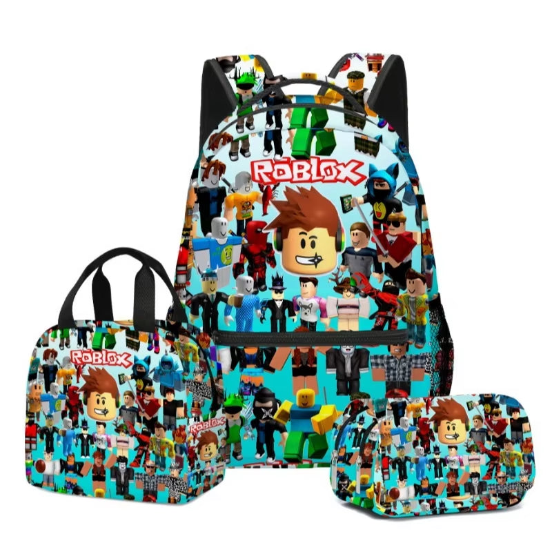 Roblox School Set: Backpack, Lunch Bag and Pencil Case