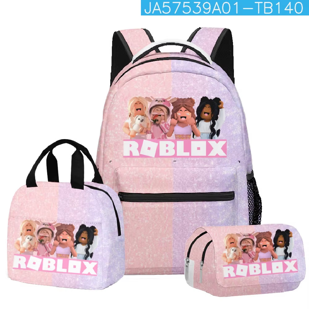 Roblox School Set: Backpack, Lunch Bag and Pencil Case
