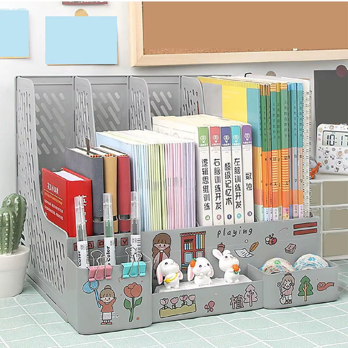 Multi-Color Storage Box And Organizer For School And College Students