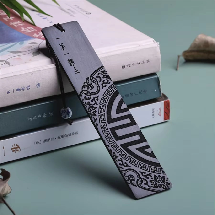 Chinese Style Sandalwood Bookmark