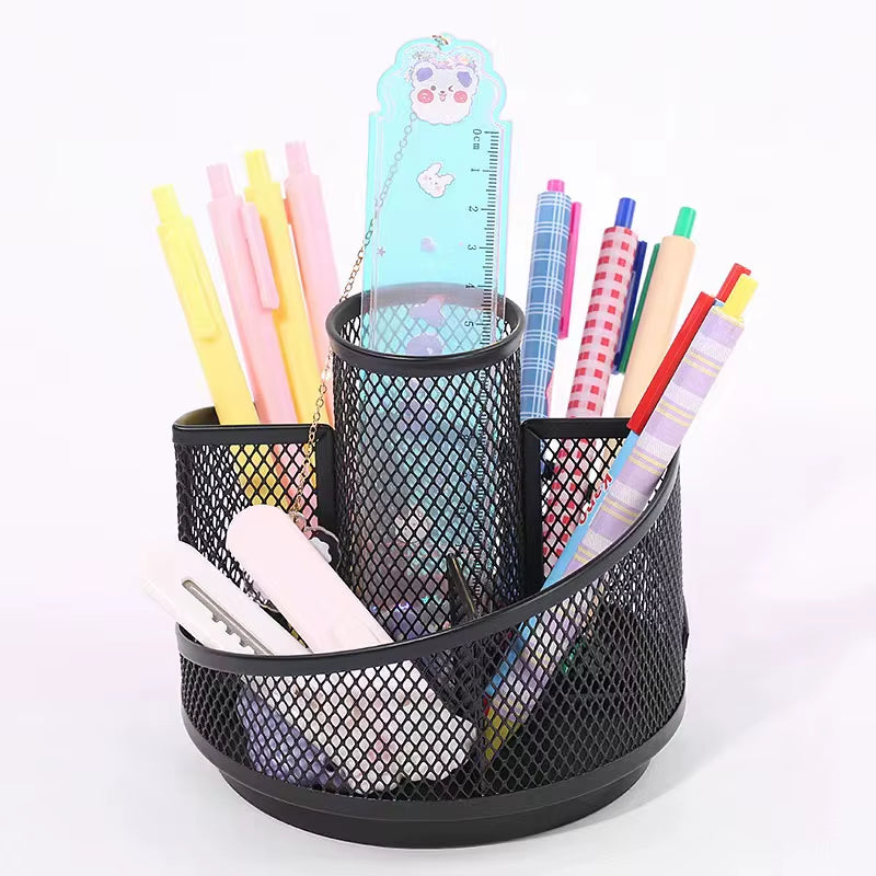 Rotatary Pen Holder For School Or Office