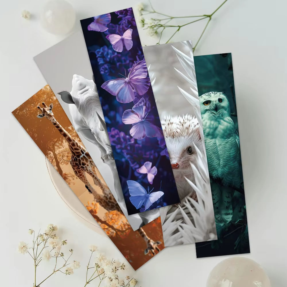 Animal Art Bookmarks Set 30 pcs