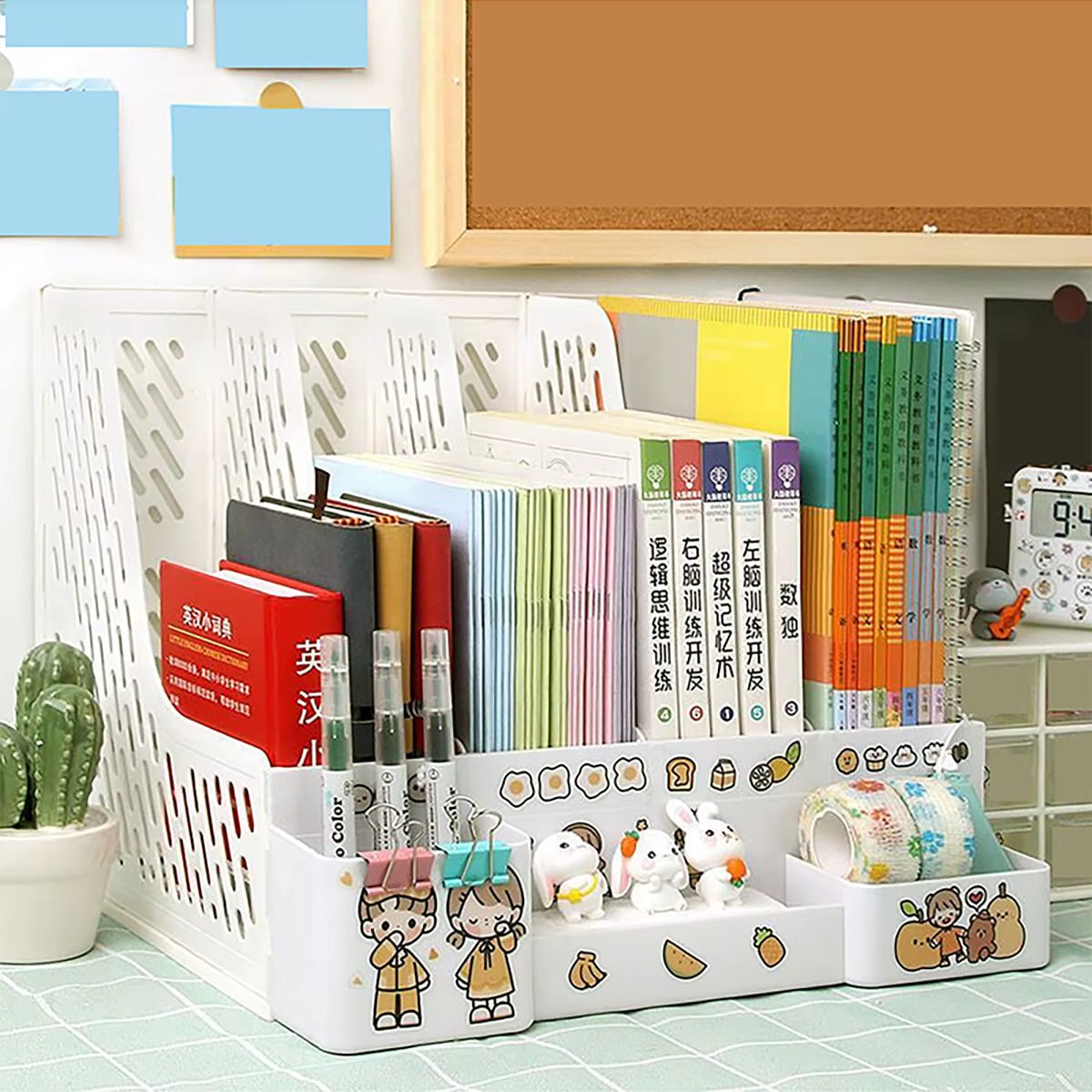 Multi-Color Storage Box And Organizer For School And College Students