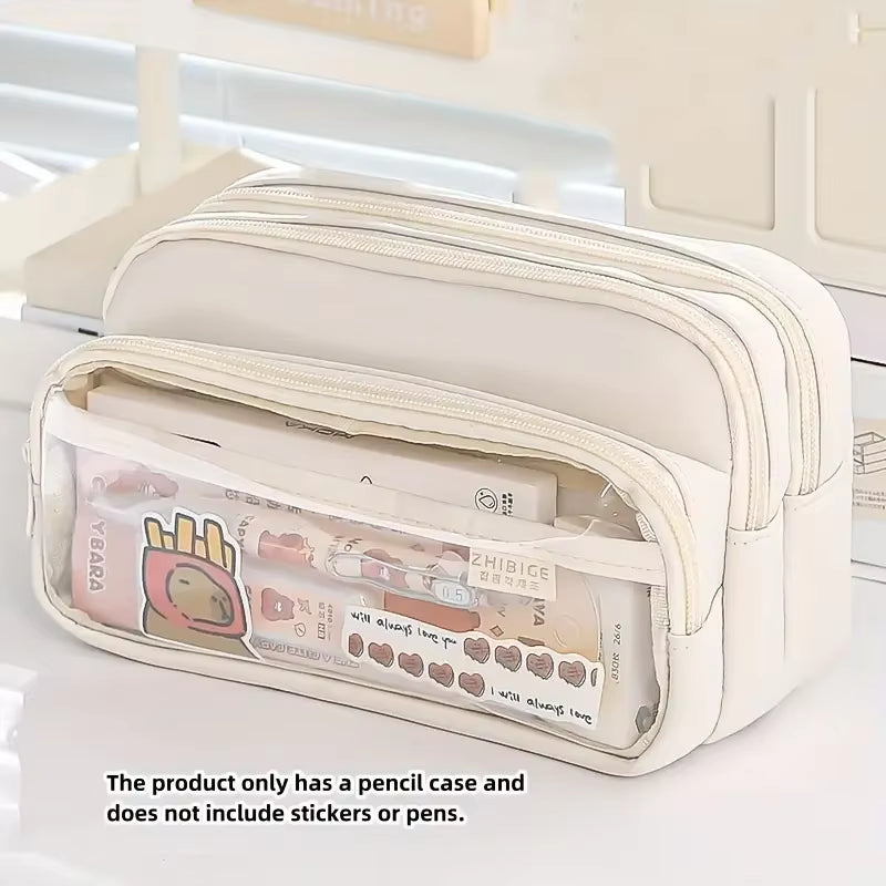 Large Capacity Case For Pencils Or Makeup