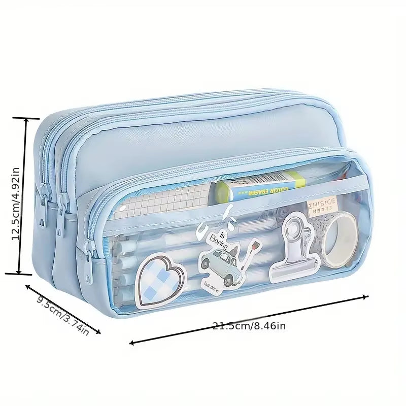 Large Capacity Case For Pencils Or Makeup