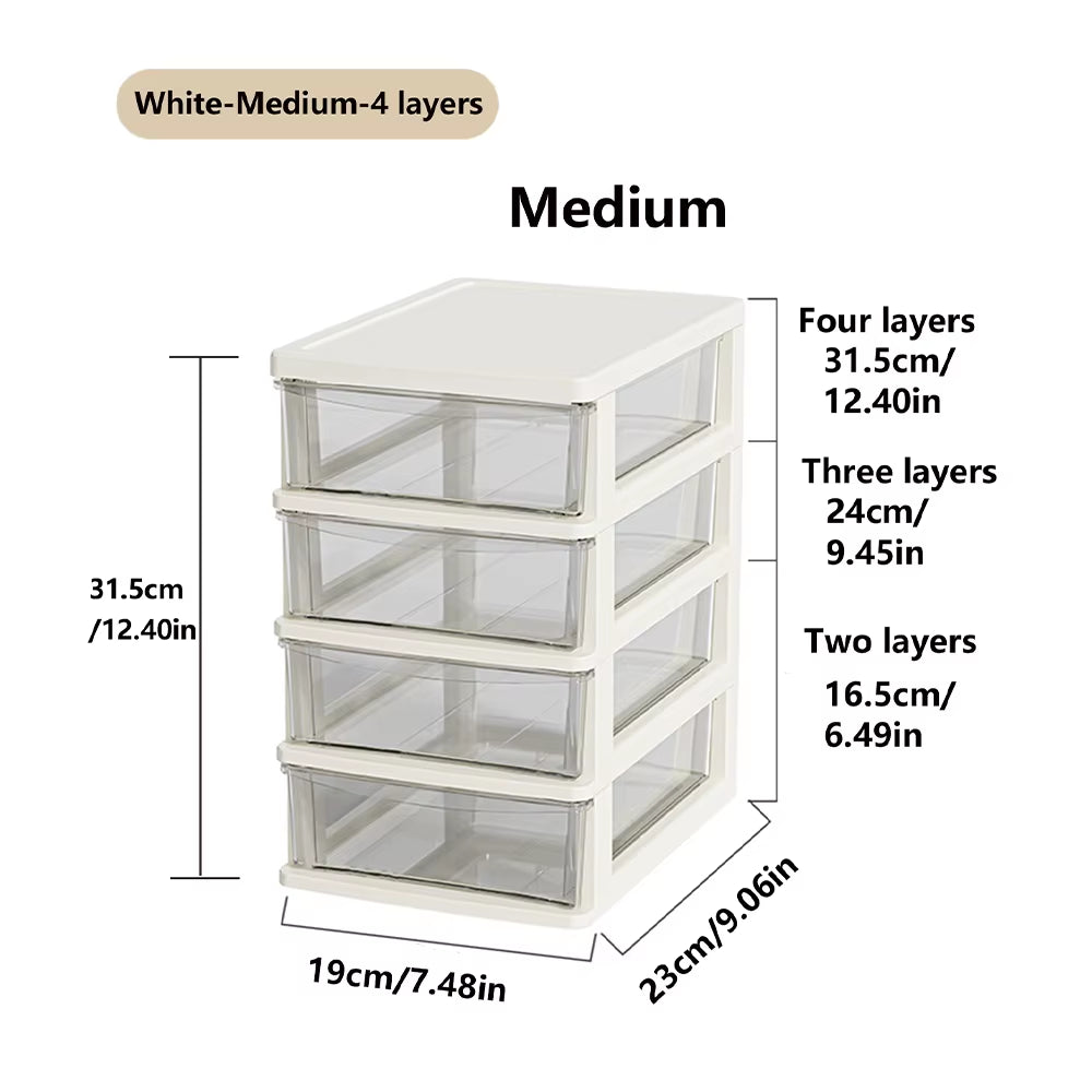 Stackable Storage Box Organizer For Home And Office