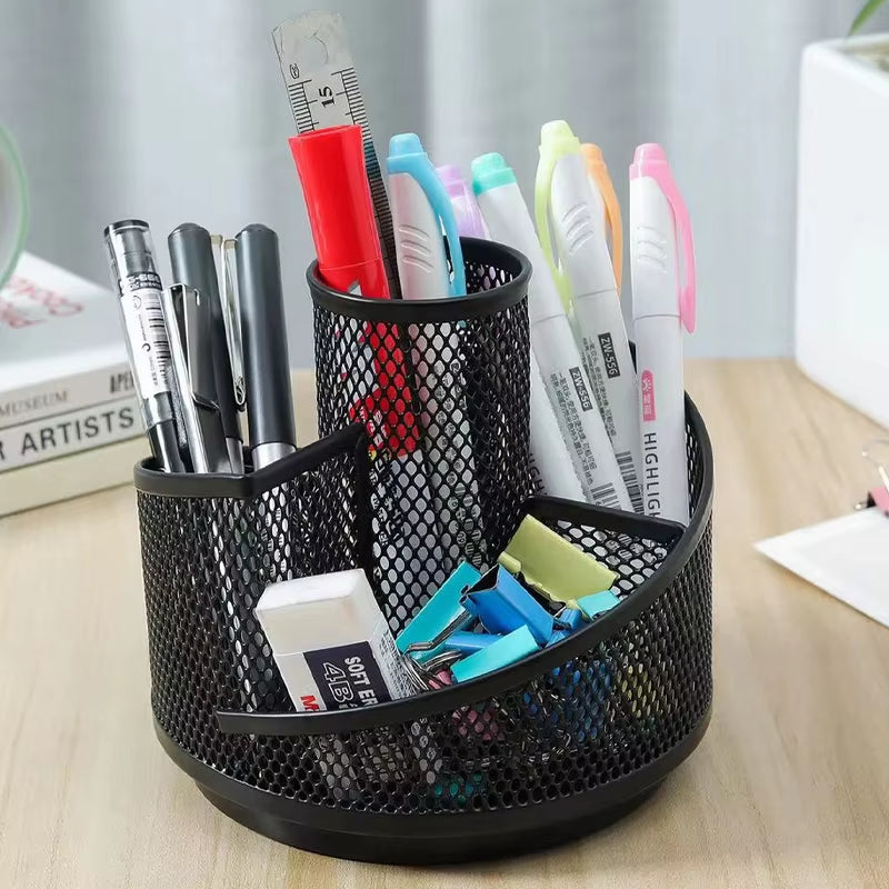 Rotatary Pen Holder For School Or Office
