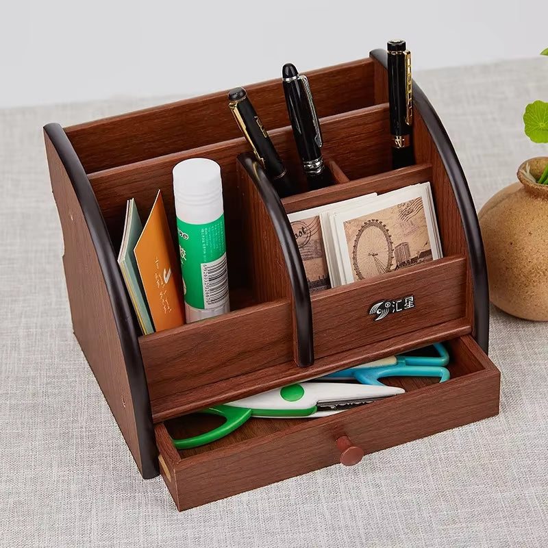 Wooden Storage Box Organizer for School Or Office