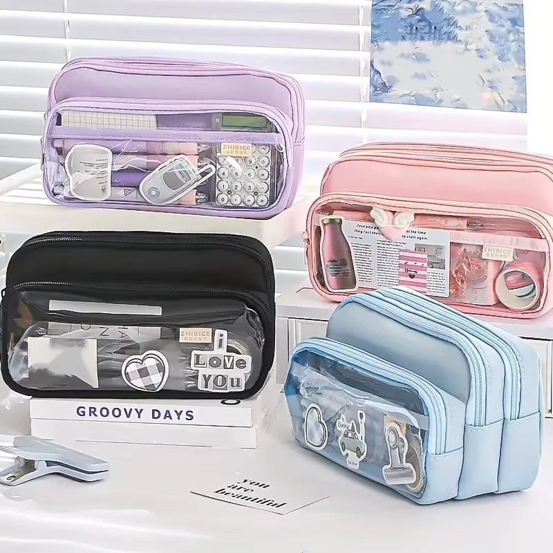 Large Capacity Case For Pencils Or Makeup