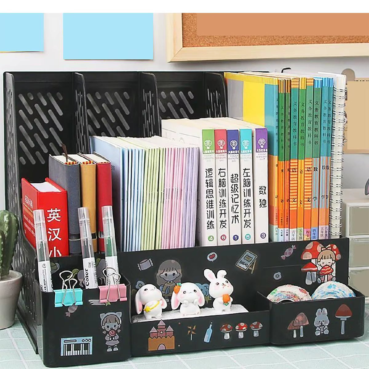 Multi-Color Storage Box And Organizer For School And College Students