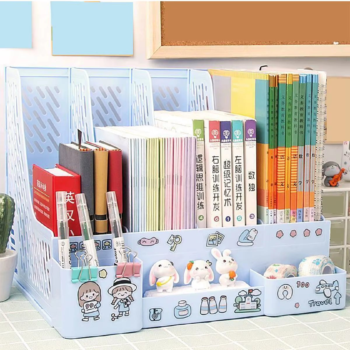 Multi-Color Storage Box And Organizer For School And College Students