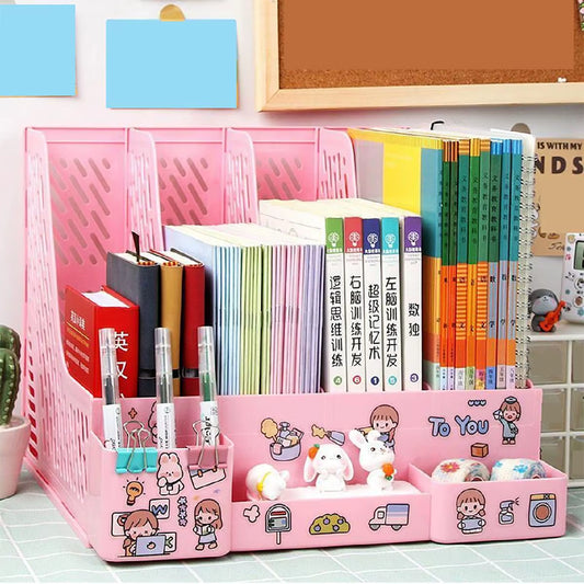 Multi-Color Storage Box And Organizer For School And College Students